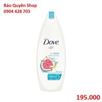 Sữa tắm mịn da Dove Go Fresh Nutrium Moisture 710mL