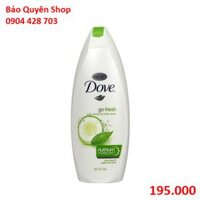 Sữa tắm mịn da Dove Go Fresh Cool Moisture 710mL