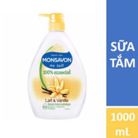 Sữa tắm Monsavon chiết xuất sữa & hoa Vani chai 1L