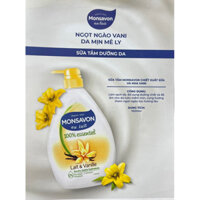 Sữa tắm Monsavon chiết xuất Sữa và Hoa Vani 1L