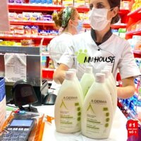 Sữa tắm mụn lưng Aderma dưỡng ẩm glycerin, cấp nước,kiềm dầu,làm sạch da body,shower gel bio thu nhỏ lỗ chân lông hữu cơ