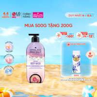 Sữa tắm muối hồng Himalaya Pink Salt làm sạch và dưỡng ẩm da 500g