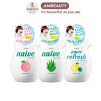 Sữa tắm Naive Đào – Chanh – Nha Đam - Hàng nội địa Nhật Bản