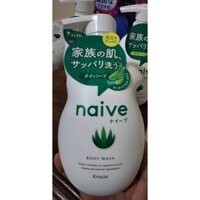 Sữa tắm Naive Kracie của Nhật hương lô hội 530ml