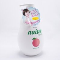 Sữa tắm Naive tinh chất đào 530ml