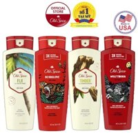 Sữa tắm nam OLD SPICE Mỹ dầu tắm gội dang gel 473ml