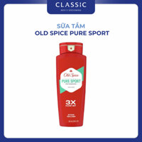 Sữa Tắm Nam Old Spice Pure Sport 3X Clean 532ml - Chính hãng USA