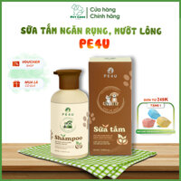 Sữa Tắm Ngăn Rụng Lông Thú Cưng PE4U - Gel Tắm Mọc Lông Chó Mèo PE4U Giúp Giảm Rụng, Mượt Lông 250ml
