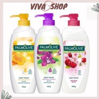 Sữa tắm nữ PALMOLIVE Body Wash Softness Hoa Lan / Anh đào / Mật ong 500g - Sữa tắm thơm
