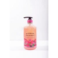 Sữa tắm nước hoa Derma Soul tẩy tế bào chết muối biển hương Hoa hồng đen 500ml