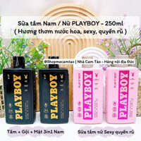 Sữa tắm nước hoa, quyến rũ cho Nam ( Nữ ) PLAYBOY - 250ml