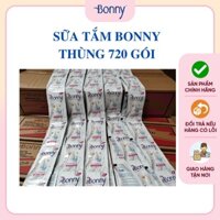 Sữa tắm nước hoa thơm lâu BONNY, sữa tắm gói dưỡng ẩm và làm sạch da dùng cho nhà nghỉ khách sạn, thùng 720 gói