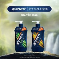 Sữa tắm nước hoa Xmen 650g - 2 mùi hương nam tính, sạch sâu và lưu hương 12H
