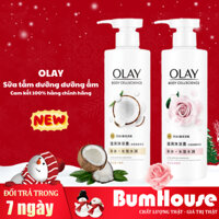 Sữa Tắm Olay Body Cellscience + X4 HA Long Last Hydrating dưỡng ẩm cơ thể Hương sữa dừa/Hương hoa hồng 500G (Mới)