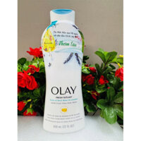 Sữa Tắm Olay Body Wash Lưu Hương Thơm Lâu 650ml (Hàng Mỹ Nhập Khẩu)-Hương Lavender