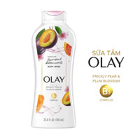 Sữa tắm Olay Body Wash Prickly Pear & Plum Blossom B3 Complex 700ml  Mỹ, Sữa tắm Olay Mỹ.