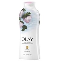 Sữa Tắm Olay Fresh Outlast White Strawberry & Mint 650ml