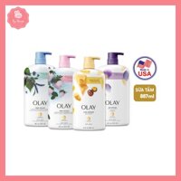 Sữa Tắm Olay Mỹ Chống Lão Hóa, Dưỡng Ẩm, Sáng Da, Hương Thơm Dài Lâu, Nhiều Mùi Hương 887ml