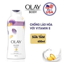 Sữa Tắm Olay (MỸ) Ngăn Ngừa Lão Hoá Với Vitamin E 650ml