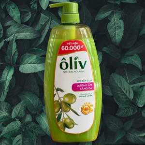 Sữa tắm ôliu Ôliv dưỡng ẩm sáng da 1 lít