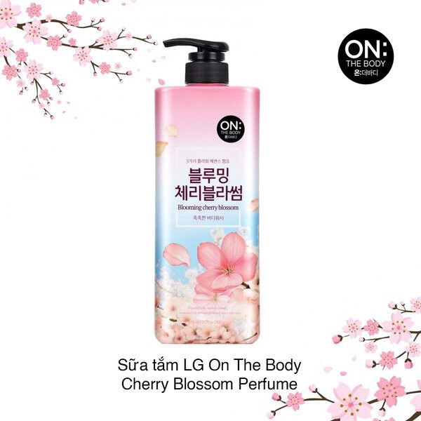 Sữa tắm On The body Cherry Blossom 900g