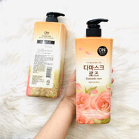 SỮA TẮM ON THE BODY - Damask Rose Body Wash 900g ( Hoa Hồng )