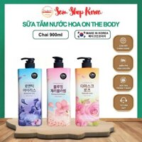 Sữa Tắm On The Body Hàn Quốc , Sữa Tắm Hương Nước Hoa, Chai 900ml