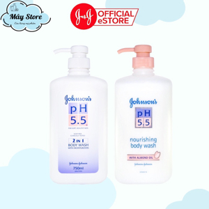 Sữa tắm ph 5.5 johnson’s hạnh nhân 750