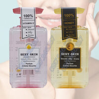Sữa Tắm Pháp Dưỡng Ẩm Lưu Hương Nước Hoa Pháp Sexy Skin 600ml - Đủ Hương