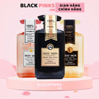 Sữa tắm Pháp hương nước hoa Sexy Skin 600ml Vitamin E/Pearl/Honey/Rose/Snail