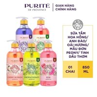 Sữa Tắm Purité De Prôvence Hoa Hồng – 850ml