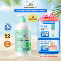 Sữa Tắm Rau Má Gia Đình BZU BZU Giảm Mụn, Dưỡng Da, Kháng Khuẩn và Làm Sạch Nhẹ Nhàng Family Shower Cream Chai 800ml