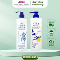 Sữa tắm REIHAKU HATOMUGI Body Soap giúp dưỡng ẩm và làm sáng da 800ML - Nana Shop