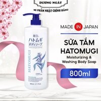 Sữa Tắm Reihaku Hatomugi Moisturizing & Washing Body Soap Dưỡng Ẩm Và Làm Sáng Da 800ml