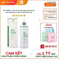 Sữa Tắm Ric Skin 300ml💖FREESHIP💖TẶNG 2 MẶT NẠ ĐẸP DA💖Sữa Tắm Trắng Tảo Biển Nano Vàng Bột Ngọc Trai Ric Skin Kohinoor