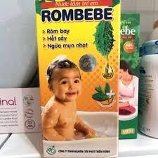 Sữa tắm rôm sảy cho bé Rombebe 125ML