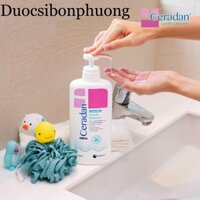 Sữa Tắm/ Rửa mặt Ceradan gental cleanser280ml, 500ml cho Phụ nữ có thai và cho con bú, trẻ sơ sinh và trẻ nhỏ