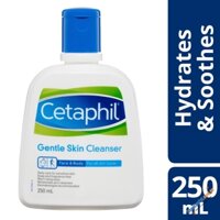 Sữa Tắm, rửa mặt Cetaphil Gentle Skin Cleanser for Face & Body 250ml - Made in Canada