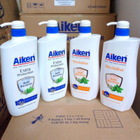 Sữa tắm Sạch khuẩn Aiken  Hương trà xanh/Hương bạc hà 850g