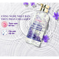 Sữa Tắm Sakura Avatar Tinh Chất Collagen Hương Nước Hoa Ý Phục Hồi Da , Chống Lão Hóa, Trắng Da 850ml (Hoa Tím) - avatar