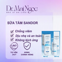 Sữa tắm Sandor dành cho người viêm da cơ địa