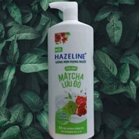 SỮA TẮM SÁNG DA HAZELINE MATCHA & LỰU ĐỎ 1KG MỚI,HÀNG CHÍNH HÃNG