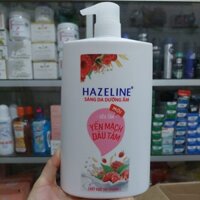 SỮA TẮM SÁNG MỊN DA HAZELINE YẾN MẠCH DÂU TẰM 1,2KG