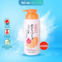 SỮA TẮM SHIKIORIORI SOY MILK BODY SOAP TINH CHẤT ĐẬU NÀNH NHẬT BẢN CHAI 600ML