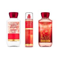 Sữa tắm Shower gel 295ml Champagne Apple Honey & Dưỡng thể Lotion Bath & Body Works 236ml