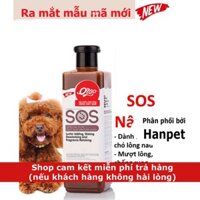 Sữa Tắm SOS cho chó mèo 530ml loại SOS Nâu đỏ chó chó lông màu