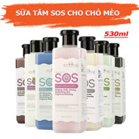 Sữa Tắm SOS Cho Chó Mèo, Sữa Tắm Chuyên Dụng SOS Chính Hãng 530ml - DÀNH CHO MÈO