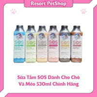Sữa Tắm SOS Dưỡng Lông Dành Cho Chó Và Mèo 530ml Chính Hãng