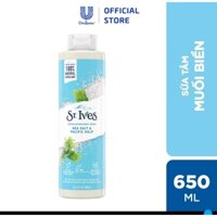 Sữa tắm St Ives muối biển tẩy tế bào chết cho da mịn màng #709m 650g