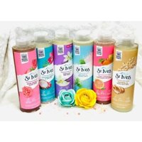 Sữa tắm St.ives 650ml hương cam chanh tự nhiên, muối biển, yến mạch, hoa hồng lô hội -Mỹ